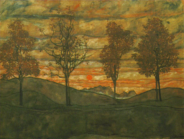 Four Trees, 1917