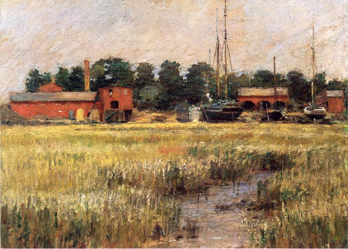 The Ship Yard, 1894