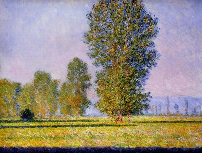 Landscape With Figures, Giverny , 1888 - Click Image to Close