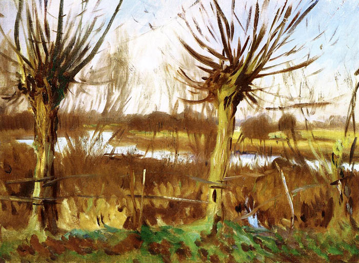 Landscape With Trees, Calcot , 1888