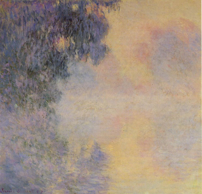 Arm Of The Seine Near Giverny In The Fog, 1897