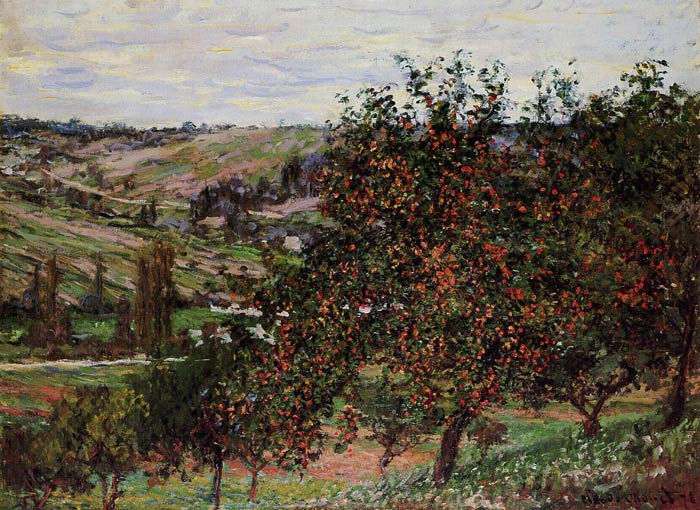 Apple Trees Near Vetheuil , 1878