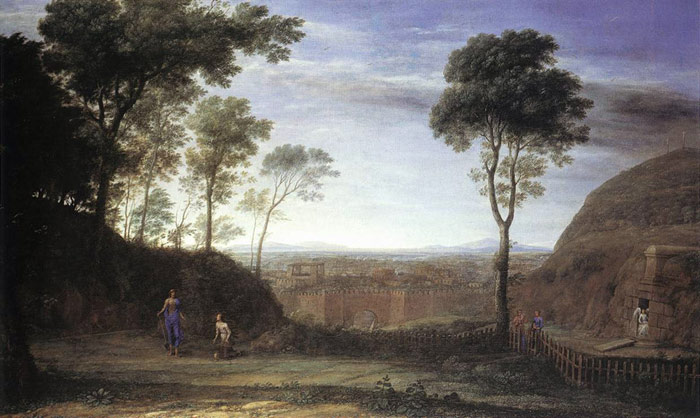 Landscape With Noli Me Tangere Scene, 1681