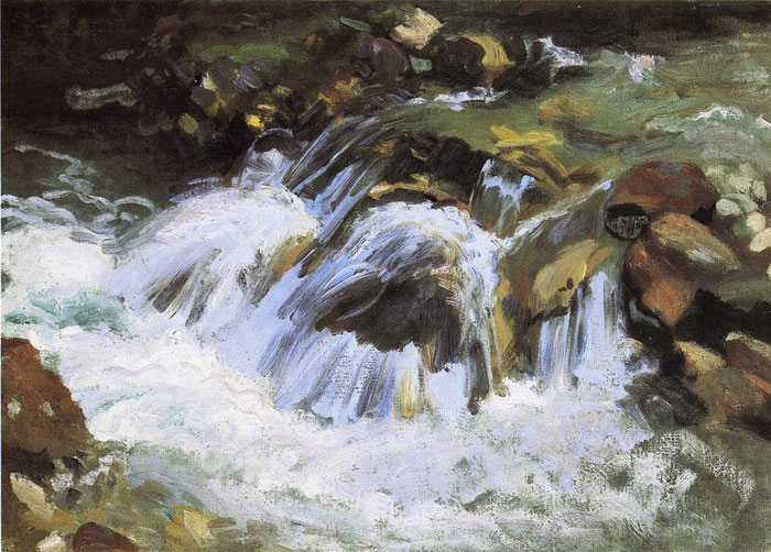 A Mountain Stream, Tyrol, 1914