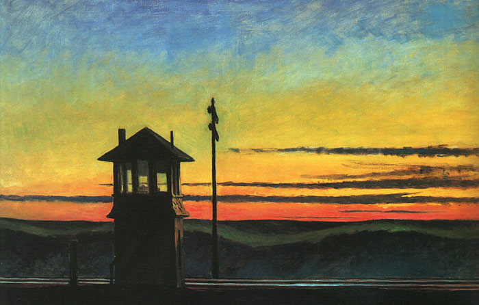 Railroad Sunset, 1929