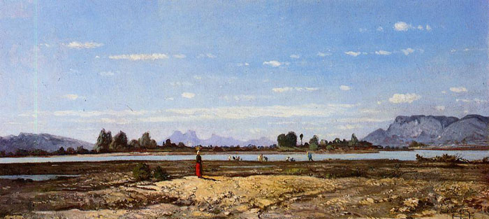 Landscape, The Banks Of The Durance, 1868