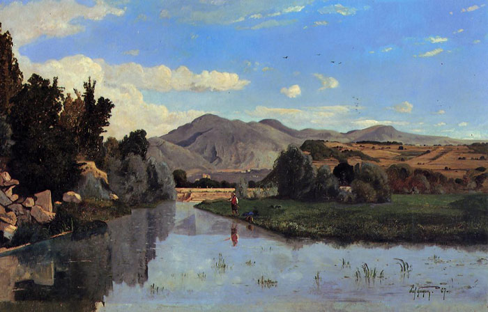 The Aiguebrun River At Lourmarin, 1867