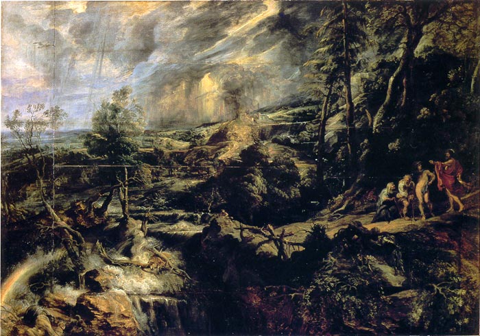 Paysage Avec Philemon Et Baucis, 1625