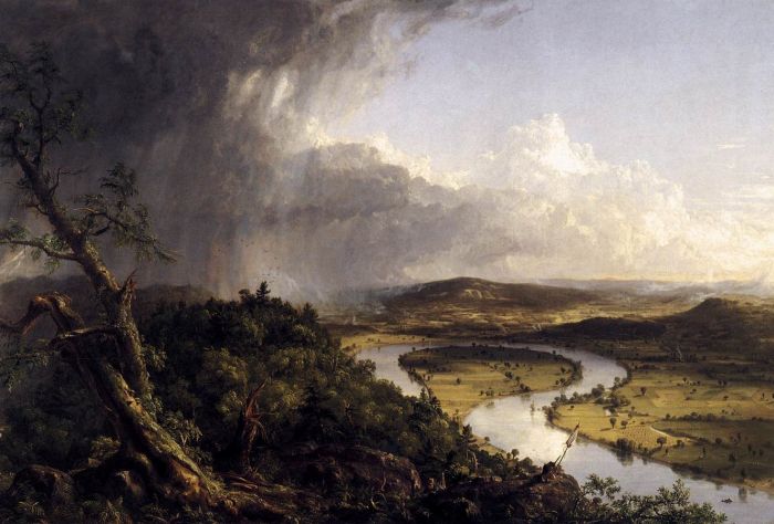 View From Mount Holyoke, Northamptom, Massachusetts, After A Thunderstorm (The Oxbow), 1836