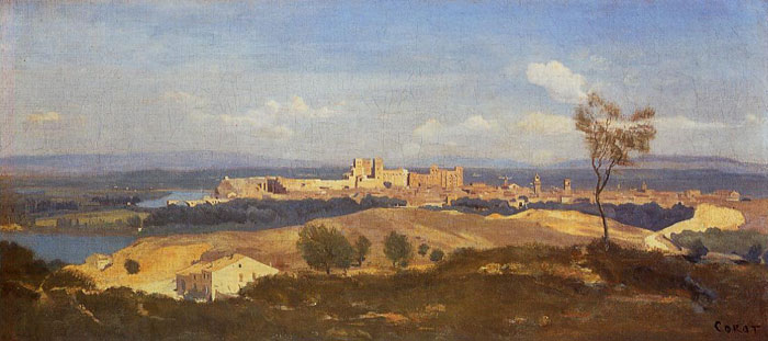 Avignon Seen From Villenueve-les-Avignon, 1836