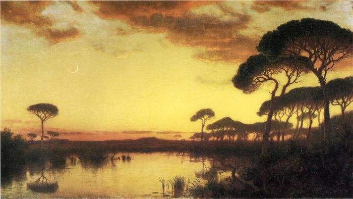 Sunset Glow, Roman Campagna, 1875