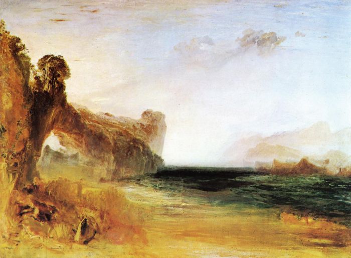 Rocky Bay With Figures, 1830