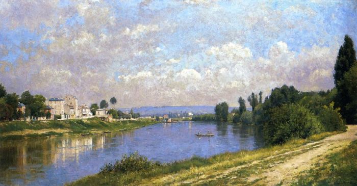 The Seine At La Garenne Saint-Denis, 1870