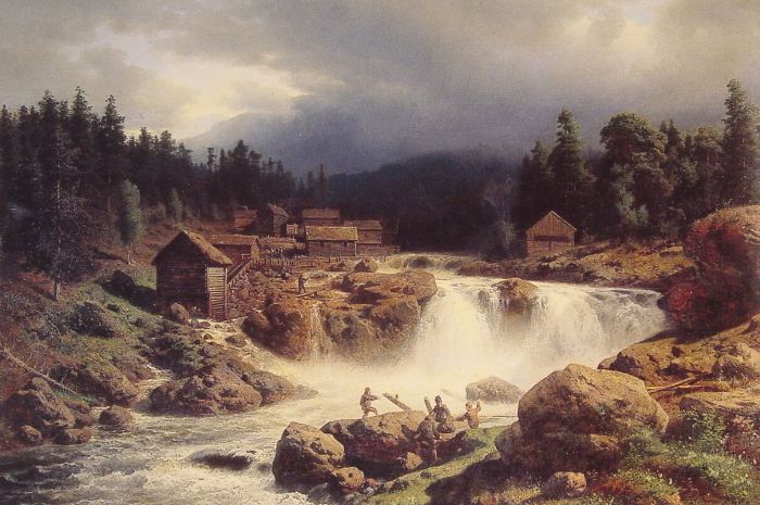 Norwegian Landscape, 1857