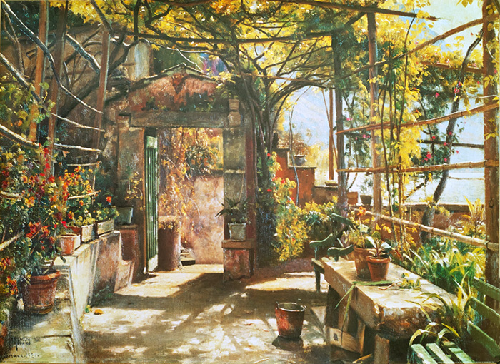 In The Pergola