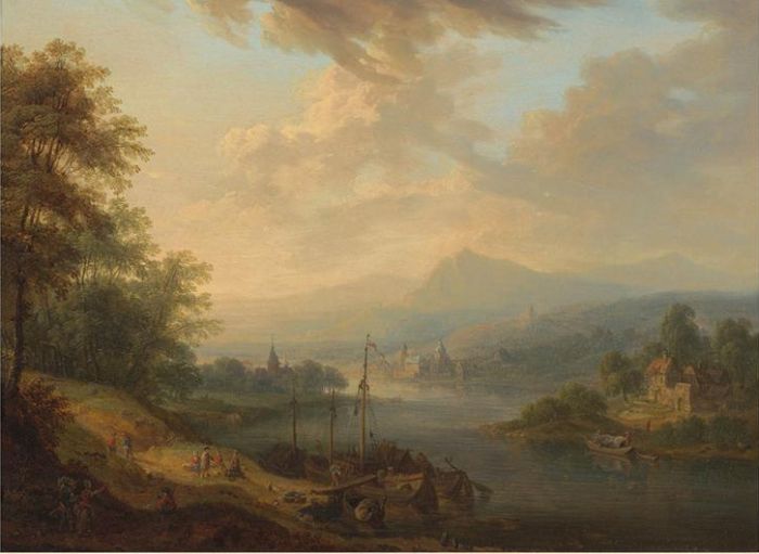 Rhenish River Landscapes: Dawn And Dusk , First Part