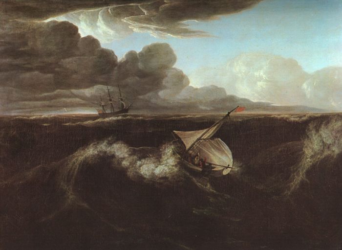 Storm Rising At Sea, 1804