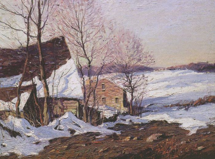 Barns In Winter