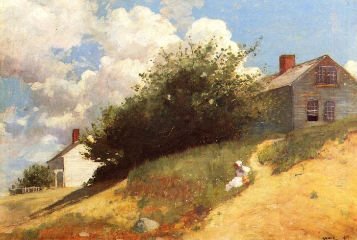 Houses On A Hill, 1879