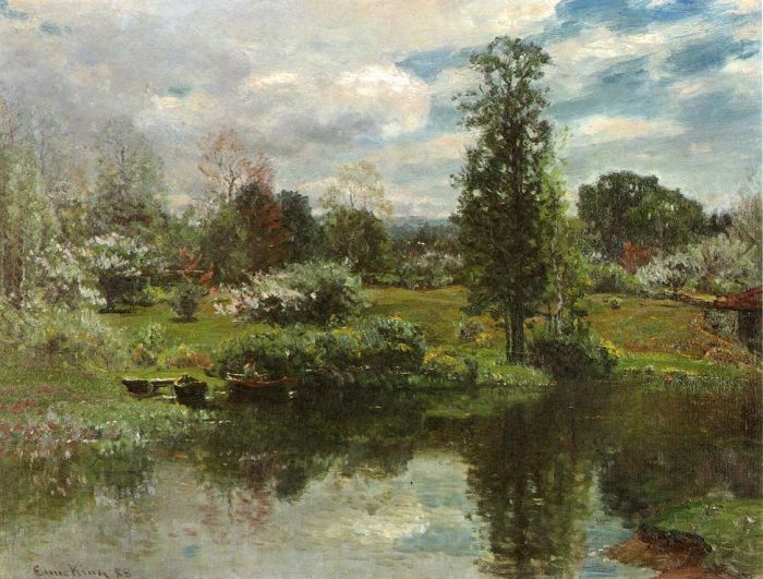 Summer On The Lake , 1888