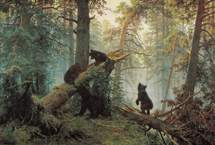 Morning In The Pine-tree Forest, 1889