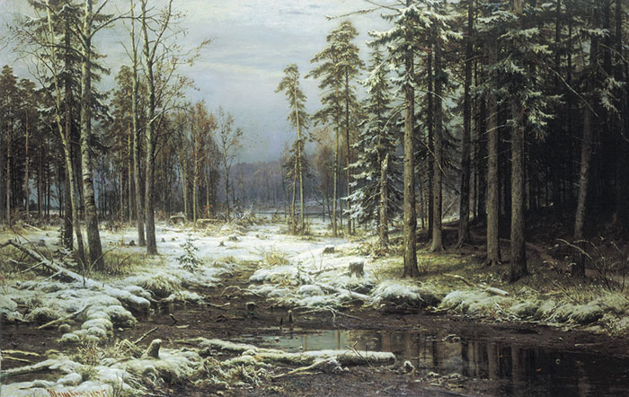 The First Snow. 1875