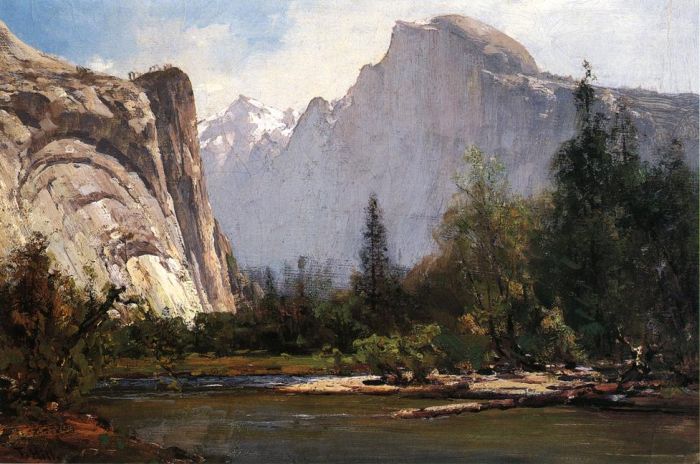 Royal Arches And Half Dome, Yosemite, 1866