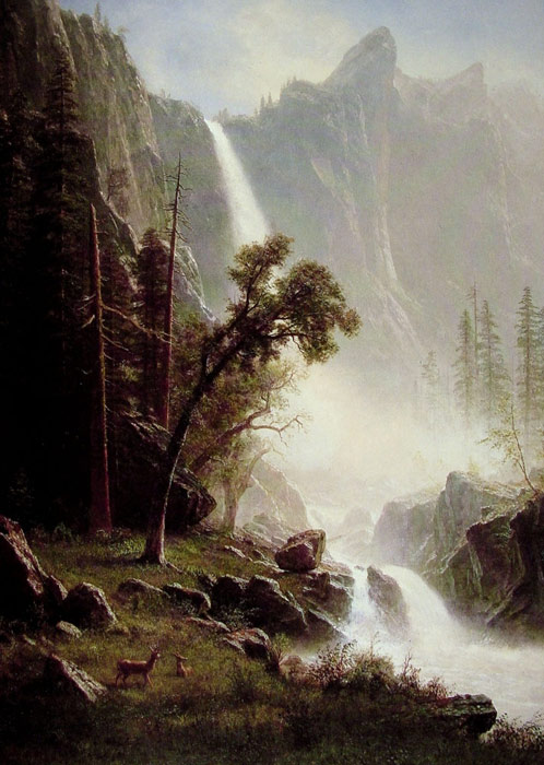 Bridal Veil Falls, Yosemite.1871-1873