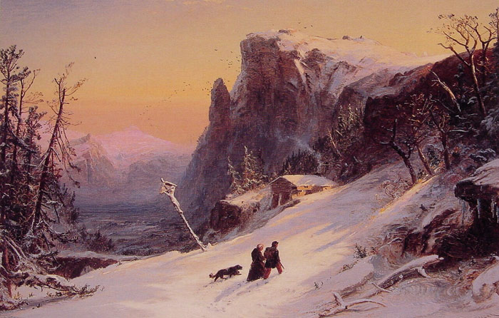 Winter In Switzerland, 1861