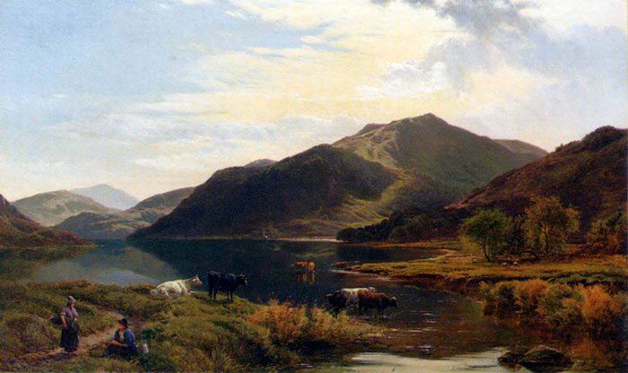 Cattle By A Lake, 1862