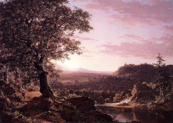 July Sunset, Berkshire County, Massachusetts, 1847