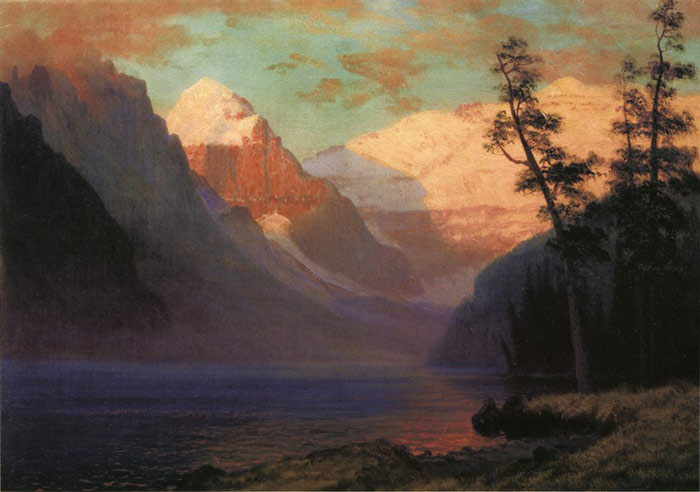 Evening Glow, Lake Louise