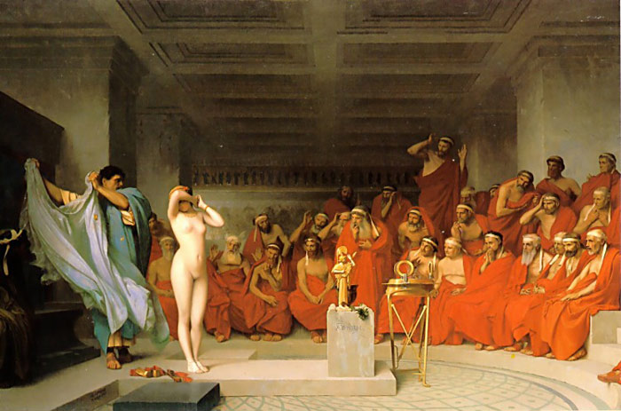 Gerome Oil Painting- Phryne Before The Areopagus