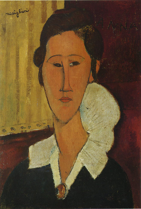 Portrait Of Anna Zborovska, 1917