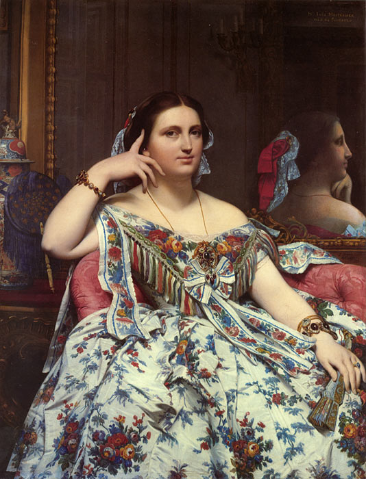 Madame Paul-Sigisbert Moitessier, Nee Marie-Clotilde-Ines De Foucauld, Seated , 1856