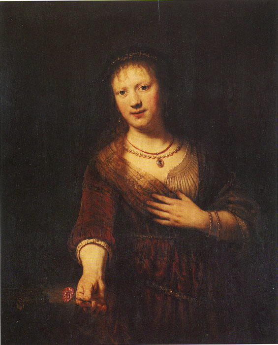 Saskia As Flora, 1641