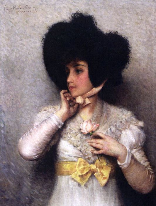 Lady With A Pink Rose