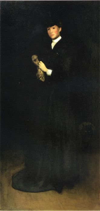 Arrangement In Black, No. 8: Portrait Of Mrs. Cassatt, 1883