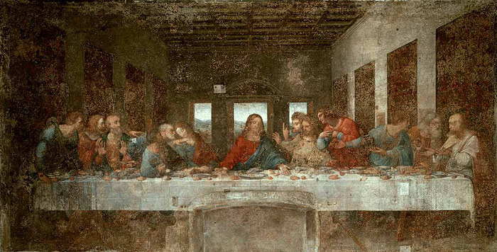 The Last Supper - Before Restoration, 1498