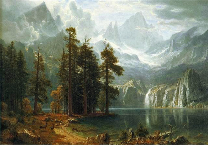 Bierstadt Painting - Sierra Nevada I