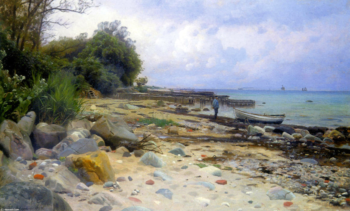 Monsted Looking Out To Sea