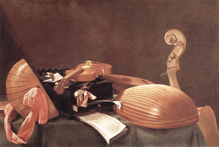 Still Life With Musical Instruments