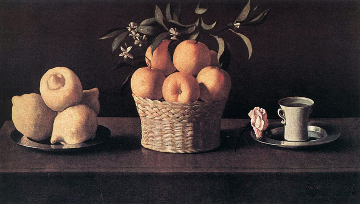 Still Life With Oranges, Lemons And Rose, 1633