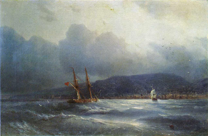 Trebizond From The Sea, 1856