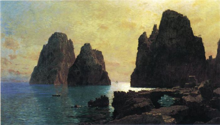 The Faraglioni Rocks, 1870