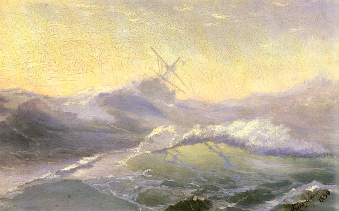 Bracing The Waves, 1890