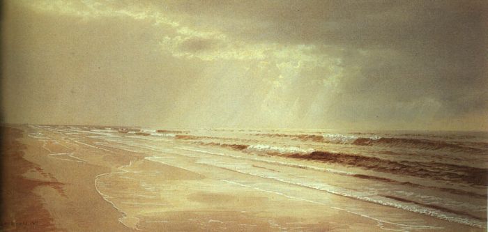 Beach With Sun Drawing Water, 1872