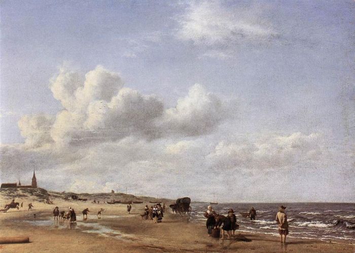 The Beach At Scheveningen, 1658