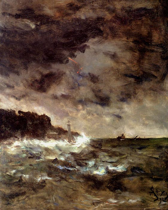 A Stormy Night, 1892